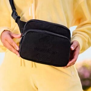 Black Mickey Mouse Crossbody Bag